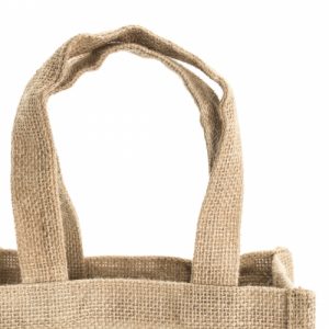 bolsa yute doble botella con ventana detalle