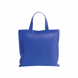 Bolsa non woven azul asa corta