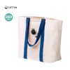 Bolsa de Algodón 280g/m² con Asas Largas Reforzadas y Bolsillos 6 Bolsa de algodon resistente