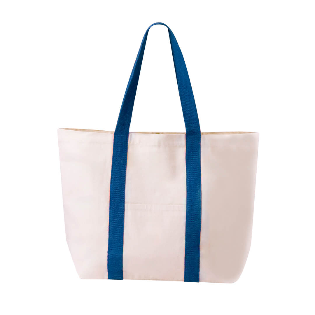 Bolsa de Algodón 280g/m² con Asas Largas Reforzadas y Bolsillos 9 Bolsa de Algodón 280g/m² con Asas Largas Reforzadas y Bolsillos - Imagen 9