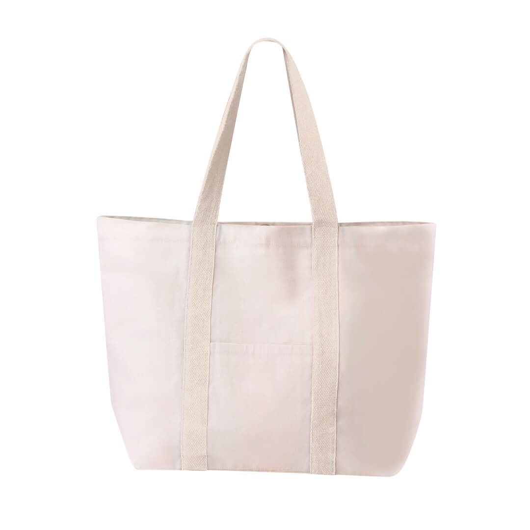 Bolsa de Algodón 280g/m² con Asas Largas Reforzadas y Bolsillos 8 Bolsa de Algodón 280g/m² con Asas Largas Reforzadas y Bolsillos - Imagen 8