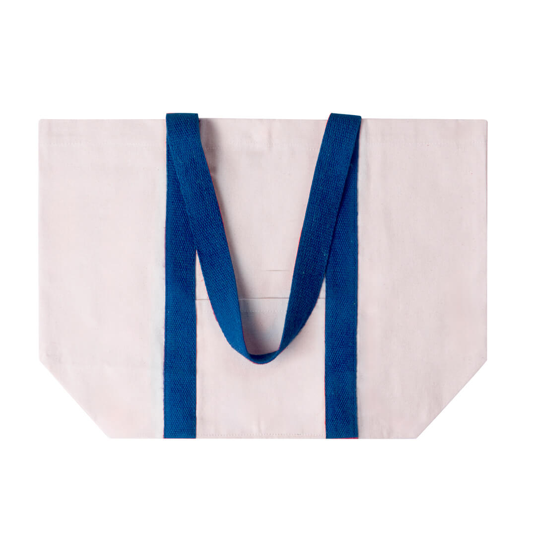 Bolsa de Algodón 280g/m² con Asas Largas Reforzadas y Bolsillos 7 Bolsa de Algodón 280g/m² con Asas Largas Reforzadas y Bolsillos - Imagen 7