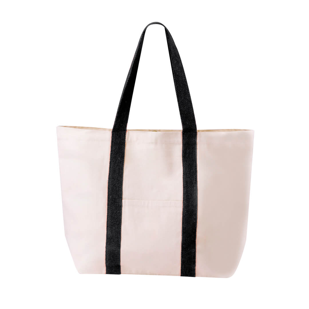 Bolsa de Algodón 280g/m² con Asas Largas Reforzadas y Bolsillos 6 Bolsa de Algodón 280g/m² con Asas Largas Reforzadas y Bolsillos - Imagen 6