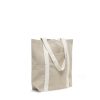 Bolsa canvas 310 g/m² con asas largas y bolsillo frontal 6 Bolsa de algodon resistente con asas continuas – vista