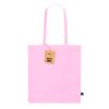 Bolsa de Algodón Fairtrade de 180g/m2 4 Bolsa de algodon rosa con certificacion Fairtrade