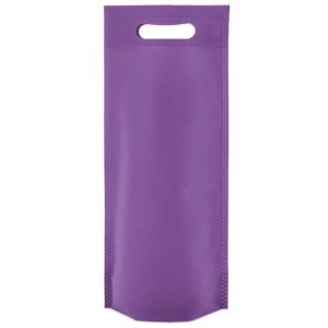 Bolsa non woven botella color lila