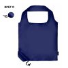 Bolsa plegable en RPET 190T 9 Bolsa plegable de poliester RPET color 40 x 38 cm con asas y cordon de ajuste para plegado