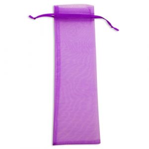 Bolsa regalo organza 26x7cm. color lila