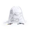 Mochila Navideña Infantil para Colorear 11 Mochila Infantil de Papa Noel para colorear 🎅