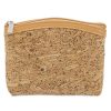 Monedero de Corcho Natural con Detalle en Polipiel 15 Monedero compacto de corcho