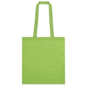 Bolsa Non woven asas largas color verde manzana