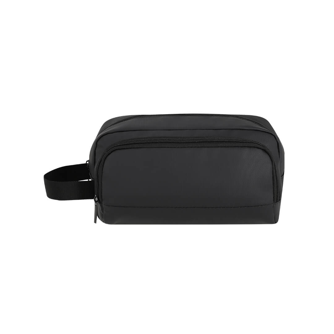 Neceser multiusos de PU suave con doble bolsillo y asa de mano 2 Neceser multiusos de PU suave con doble bolsillo y asa de mano - Imagen 2