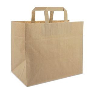 Bolsa de Papel Fast Food con Asas Anchas