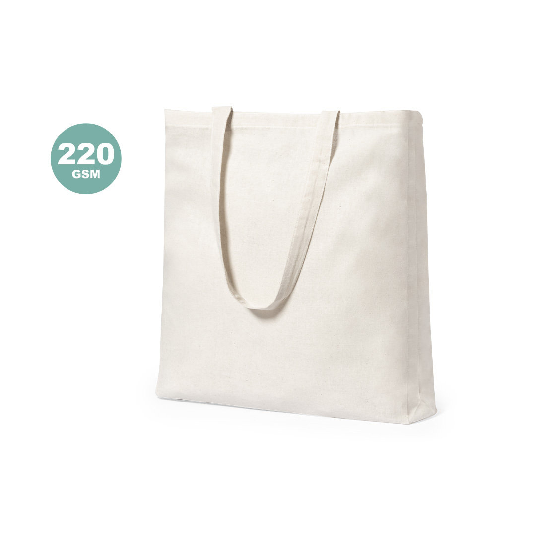 Bolsa de Algodón con Asas Medianas Reforzadas 1 Bolsa de Algodón con Asas Medianas Reforzadas