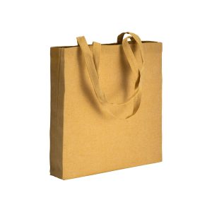 bolsa algodon reciclado amarilla