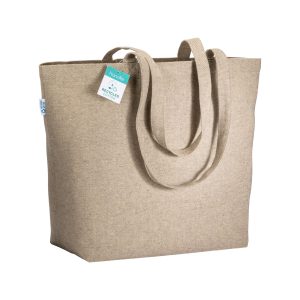 bolsa algodon reciclado crudo