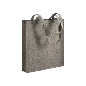 bolsa algodon reciclado gris