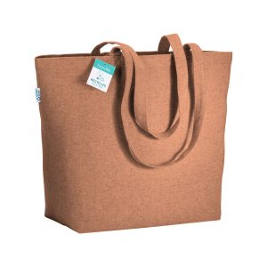 bolsa algodon reciclado naranja