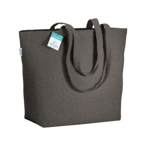 bolsa algodon reciclado negro