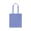 Bolsa ecológica de algodón reciclado con certificación GRS 8 bolsa azul de algodon reciclado para personalizar