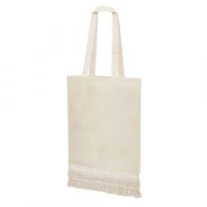 bolsa de algodón canvas lateral