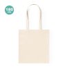 Bolsa de algodón 180g/m² con asas largas 5 bolsa de algodon natural 180 gr. con asas largas