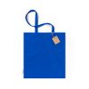 Bolsa de Tela Tote Algodón Orgánico 140g 8 bolsa de algodon organico con asas largas reforzadas azul