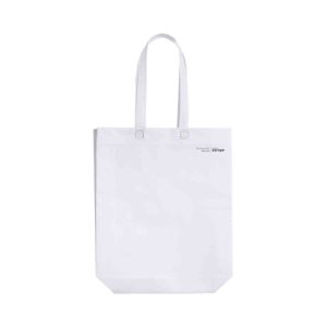 bolsa de tnt blanca detalle asa