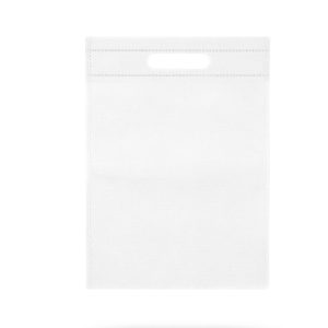bolsa mini de non woven blanca