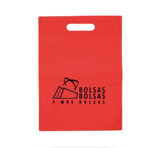 bolsa mini de non woven roja 1t