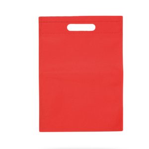 bolsa mini de non woven roja