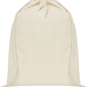 bolsa mochila algodón cerrada