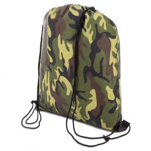 bolsa mochila poliester camuflaje lateral