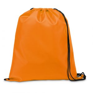 bolsa mochila poliester naranja