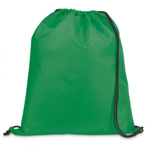bolsa mochila poliester verde
