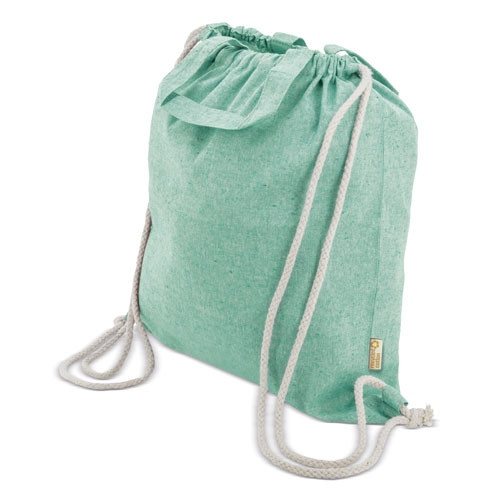 Bolsa mochila de algodón reciclado 7 Bolsa mochila de algodón reciclado - Imagen 7