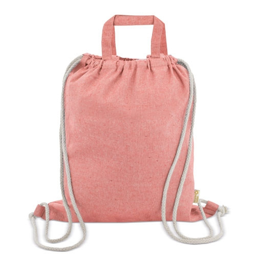 Bolsa mochila de algodón reciclado 5 Bolsa mochila de algodón reciclado - Imagen 5