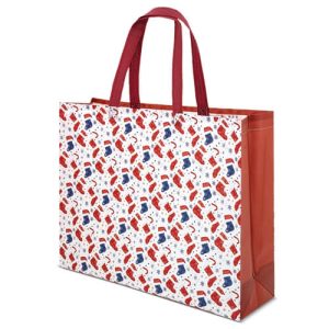 Bolsa navideña de gran capacidad – Non woven laminado 100 g (42,5 × 33,5 × 12 cm)