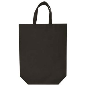 bolsa non woven alargada negra