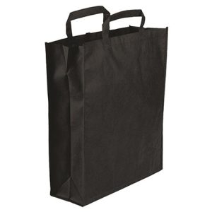bolsa non woven con cierre negra