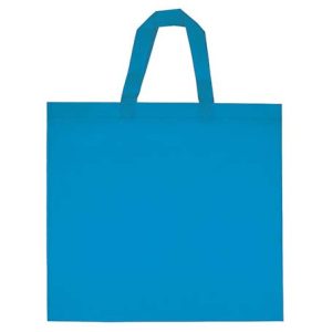 bolsa non woven cuadrada cian