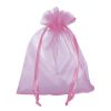 Bolsa organza fantasía 3 bolsa organza rosa