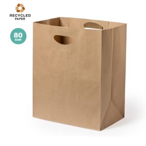 Bolsa Ligera de Papel Reciclado | Asa Troquelada