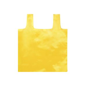 bolsa plegable poliester amarillo