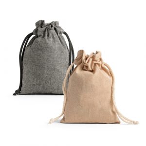 bolsa saquito algodon set