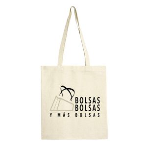 bolsa tote bag algodón 180gr 2t
