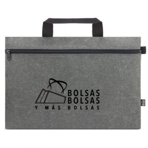 maletin rpet color gris 1tinta