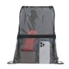 Mochila Transparente RPET con Bolsillo de Rejilla 6 mochila transparente para eventos