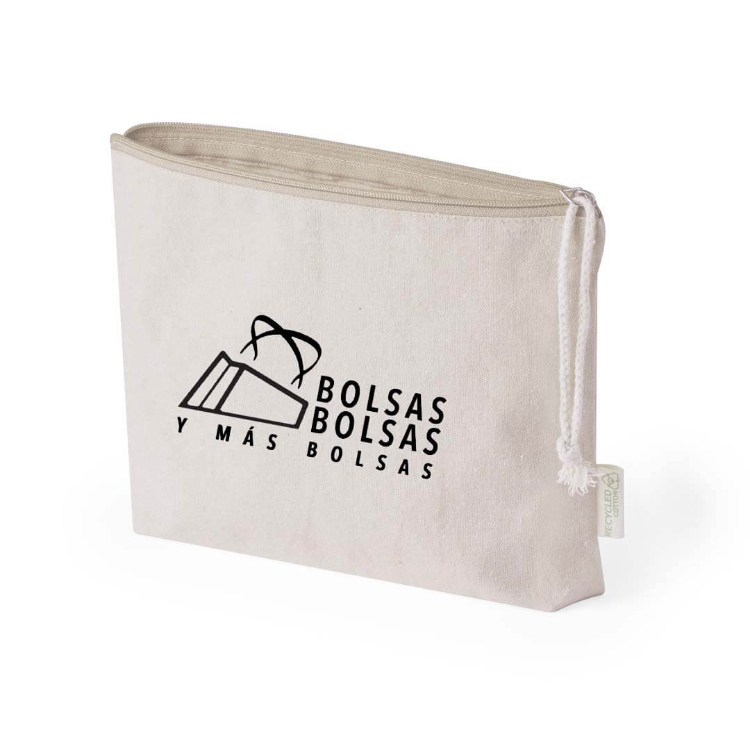 Neceser de Algodón Reciclado | Bolsa de Viaje Ecológica 4 Neceser de Algodón Reciclado | Bolsa de Viaje Ecológica - Imagen 4
