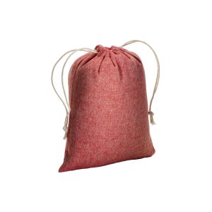 saco algodon reciclado rojo
